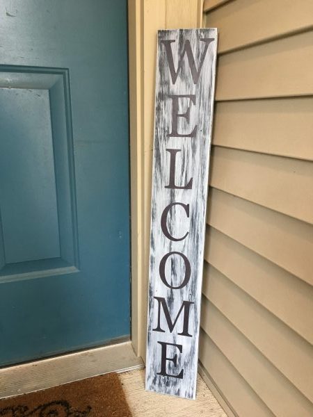 DIY Wooden Welcome Sign Without a Vinyl Cutter